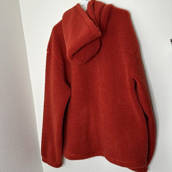Target Men's Regular Fit Hooded Zip-Up Sweatshirt - Original Use Size XL Orange - Picture 6 of 10
